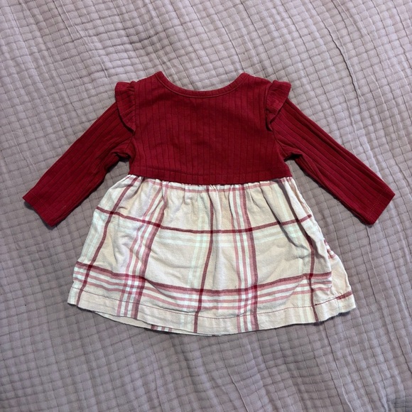 Carter's Other - Carter's Red and Cream Plaid Casual Dress